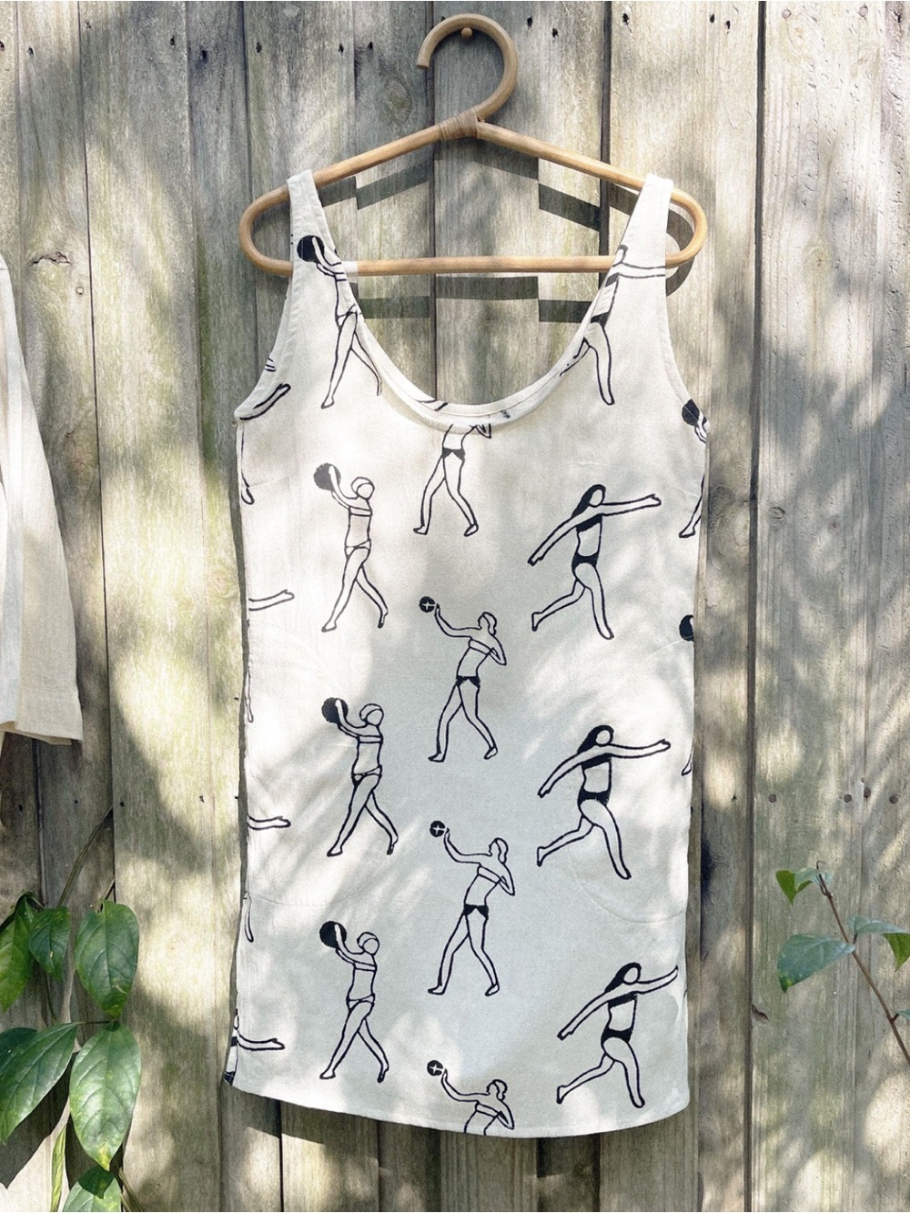 PO-EM The Demi Short Cotton Sundress - Villa Block Print